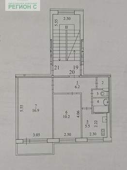 2-к квартира, вторичка, 43м2, 2/5 этаж
