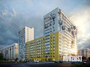 2-к квартира, вторичка, 73м2, 14/16 этаж