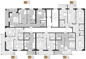 3-к квартира, вторичка, 75м2, 3/16 этаж
