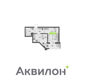 1-к квартира, вторичка, 42м2, 4/8 этаж