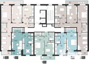 3-к квартира, вторичка, 103м2, 2/16 этаж