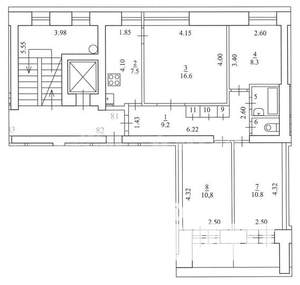 4-к квартира, вторичка, 67м2, 3/9 этаж