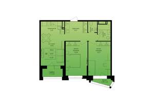 3-к квартира, строящийся дом, 63м2, 11/16 этаж