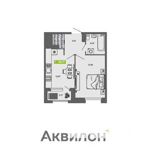 1-к квартира, вторичка, 35м2, 16/16 этаж