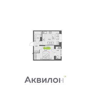 1-к квартира, вторичка, 35м2, 8/16 этаж