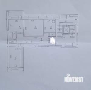 3-к квартира, вторичка, 66м2, 7/9 этаж