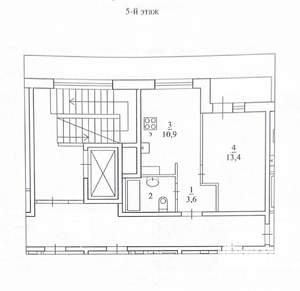 1-к квартира, сданный дом, 32м2, 5/8 этаж