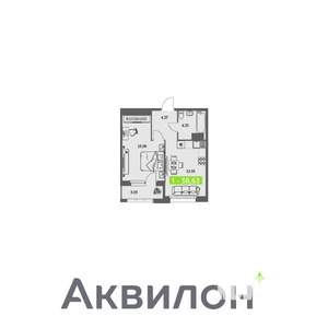 1-к квартира, вторичка, 39м2, 6/11 этаж