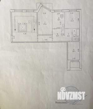 3-к квартира, вторичка, 63м2, 8/9 этаж