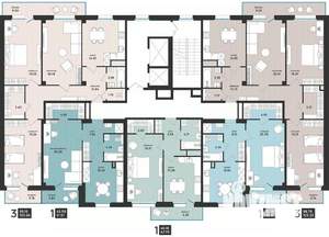 3-к квартира, вторичка, 104м2, 2/16 этаж