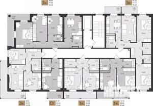 1-к квартира, вторичка, 41м2, 5/16 этаж