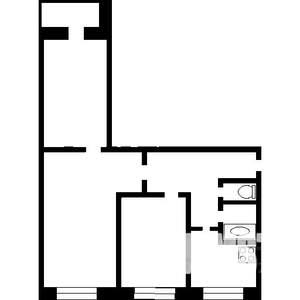 3-к квартира, вторичка, 62м2, 8/9 этаж