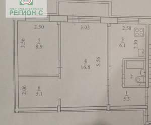 2-к квартира, вторичка, 47м2, 3/5 этаж