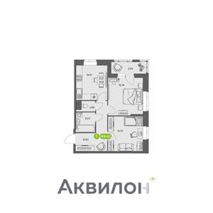 2-к квартира, вторичка, 49м2, 3/16 этаж