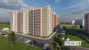 2-к квартира, строящийся дом, 51м2, 8/9 этаж