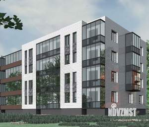 1-к квартира, строящийся дом, 37м2, 1/4 этаж