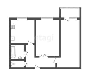 2-к квартира, вторичка, 46м2, 3/9 этаж