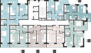 1-к квартира, строящийся дом, 40м2, 2/16 этаж