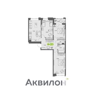 3-к квартира, вторичка, 81м2, 4/16 этаж