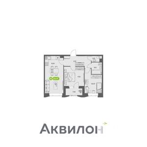 2-к квартира, вторичка, 55м2, 4/16 этаж