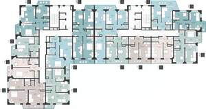1-к квартира, строящийся дом, 40м2, 9/16 этаж