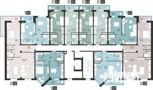 2-к квартира, вторичка, 75м2, 5/9 этаж