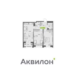 2-к квартира, вторичка, 67м2, 3/16 этаж