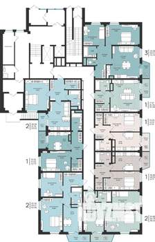 1-к квартира, вторичка, 41м2, 1/16 этаж