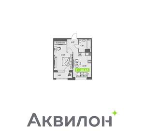 1-к квартира, вторичка, 39м2, 4/11 этаж