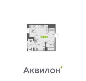 Студия квартира, вторичка, 33м2, 14/16 этаж