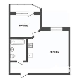 1-к квартира, вторичка, 36м2, 10/14 этаж