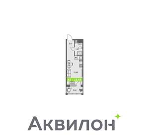 Студия квартира, вторичка, 23м2, 4/8 этаж
