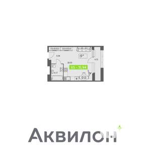 Студия квартира, вторичка, 32м2, 4/11 этаж