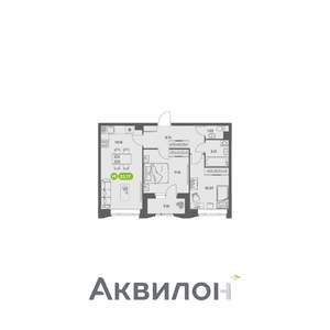 2-к квартира, вторичка, 55м2, 5/16 этаж