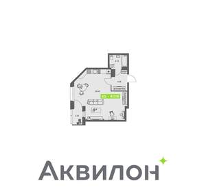Студия квартира, вторичка, 40м2, 5/8 этаж