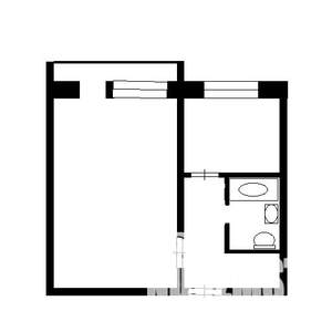 1-к квартира, вторичка, 30м2, 2/5 этаж