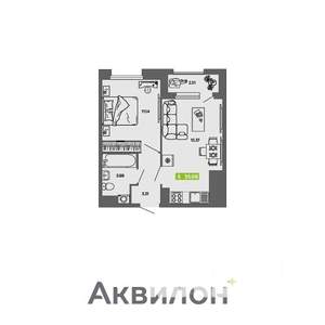 1-к квартира, вторичка, 35м2, 9/16 этаж