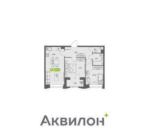 2-к квартира, вторичка, 55м2, 5/16 этаж
