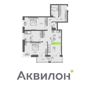 3-к квартира, вторичка, 94м2, 6/8 этаж