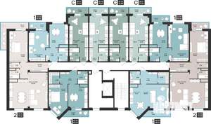 1-к квартира, вторичка, 42м2, 3/9 этаж