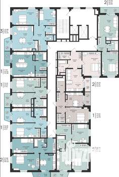 1-к квартира, вторичка, 41м2, 12/16 этаж
