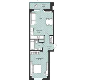 2-к квартира, вторичка, 49м2, 15/16 этаж