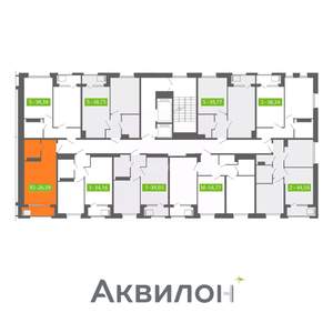 Студия квартира, вторичка, 26м2, 14/16 этаж