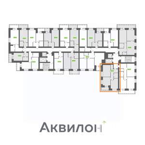 2-к квартира, сданный дом, 53м2, 4/11 этаж