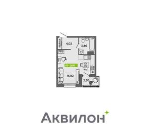 Студия квартира, вторичка, 26м2, 5/16 этаж