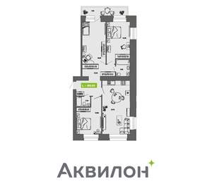 3-к квартира, вторичка, 89м2, 7/11 этаж