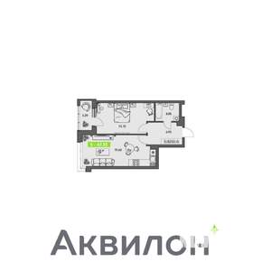 1-к квартира, вторичка, 47м2, 5/8 этаж