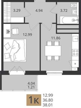 Фото квартиры на продажу (1)