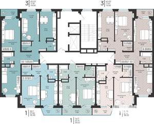 1-к квартира, вторичка, 39м2, 3/16 этаж