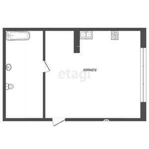 Студия квартира, вторичка, 22м2, 6/9 этаж